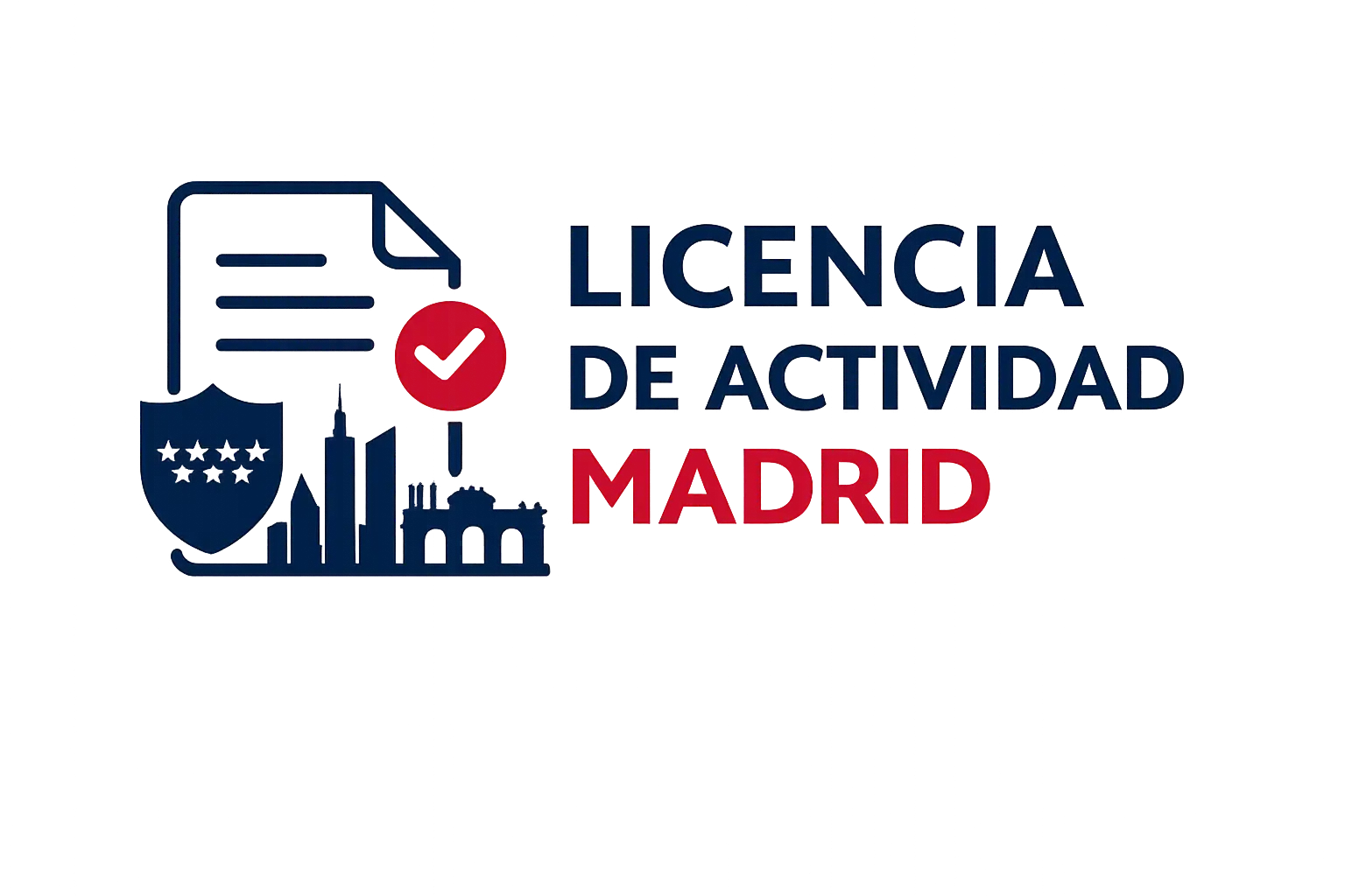 logo de licencia de actividad Madrid